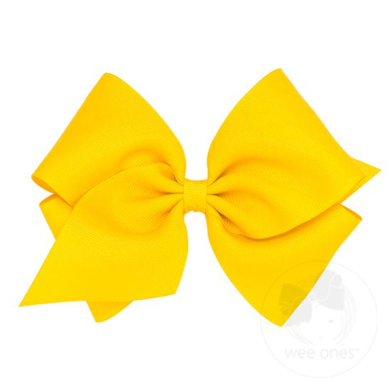 Mini King Classic Grosgrain Hair Bow