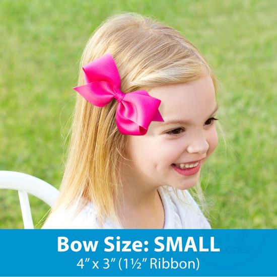 Small Classic Grosgrain Hair Bow