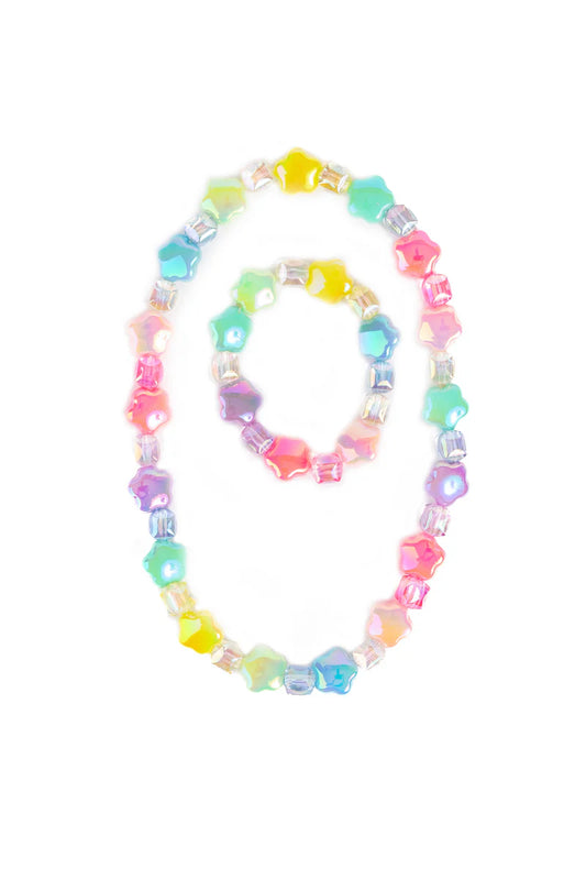 Wish Upon A Rainbow Necklace & Bracelet Set