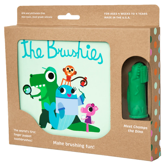 Chomps the Dino + The Brushies Book