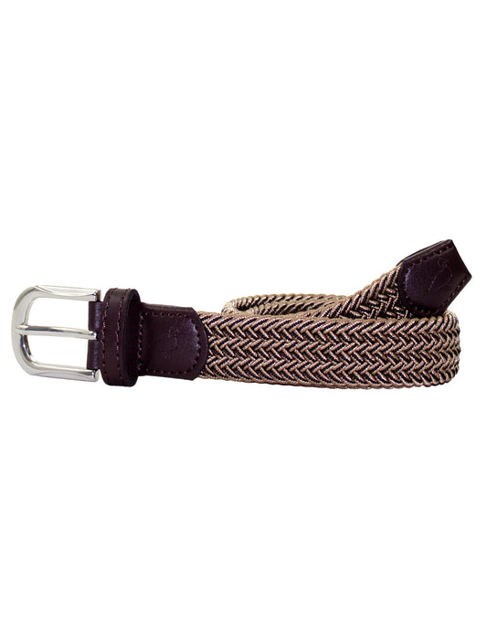 Country Club Stretch Belt- Saddle