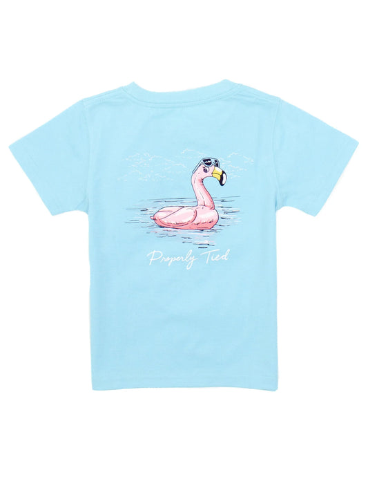 Flamingo Float SS Aqua