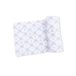 Golf Trellis Pink Swaddle Blanket